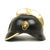 Original 1890 German Bavarian Leather Fire Brigade Helmet Original Items