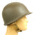 Original WWII 1943 U.S. M1 Schlueter Front Seam Helmet with Firestone Tire & Rubber Co Liner Original Items