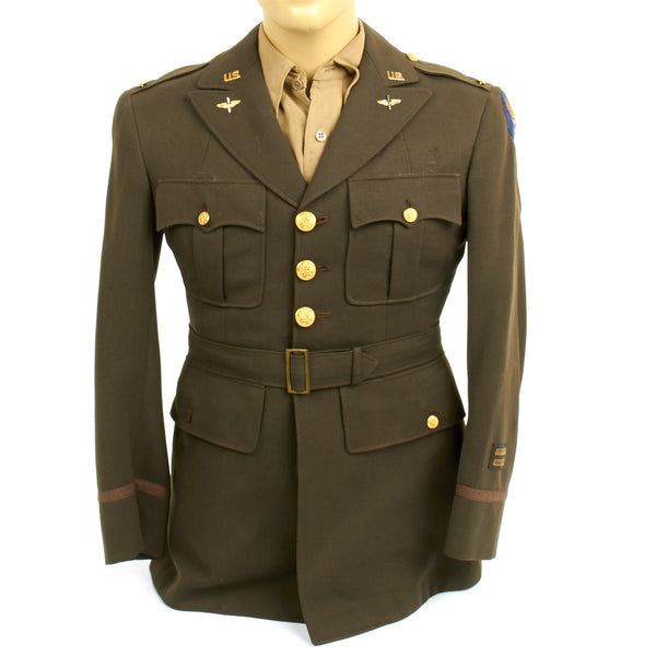 U.S. WWII Named USAAF Lieutenant Class A Tunic and Shirt ...