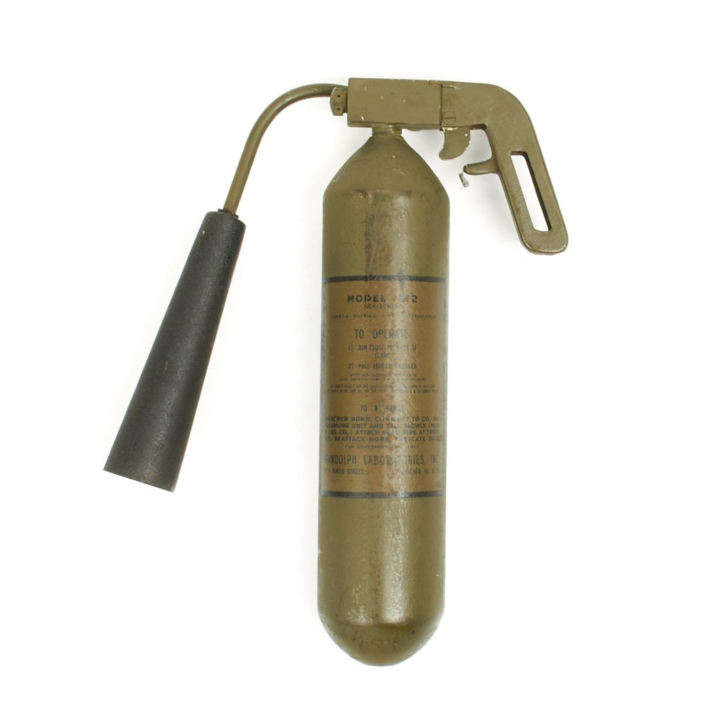 Original WWII B-17 Flying Fortress Fire Extinguisher - June 1945 Original Items