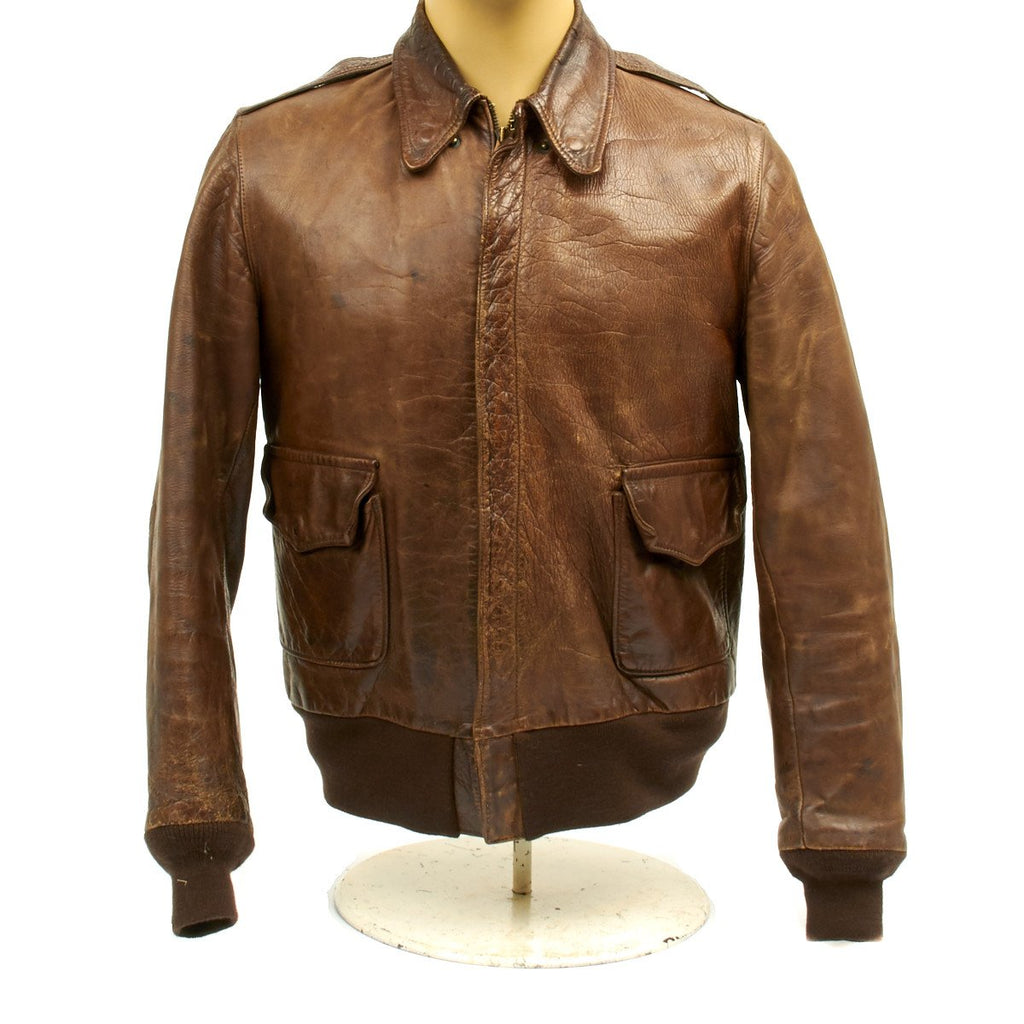 Original U.S. WWII B-17 Bomber Hells Belle Named A-2 Flight Jacket ...