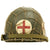 Original U.S. WWII Medic 1944 M1 McCord Front Seam Helmet with Westinghouse Liner and Net Original Items