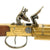 Original British Circa 1790 Flintlock Double Brass Barrel Blunderbuss Pistol with Spring Bayonet by Dawes Original Items